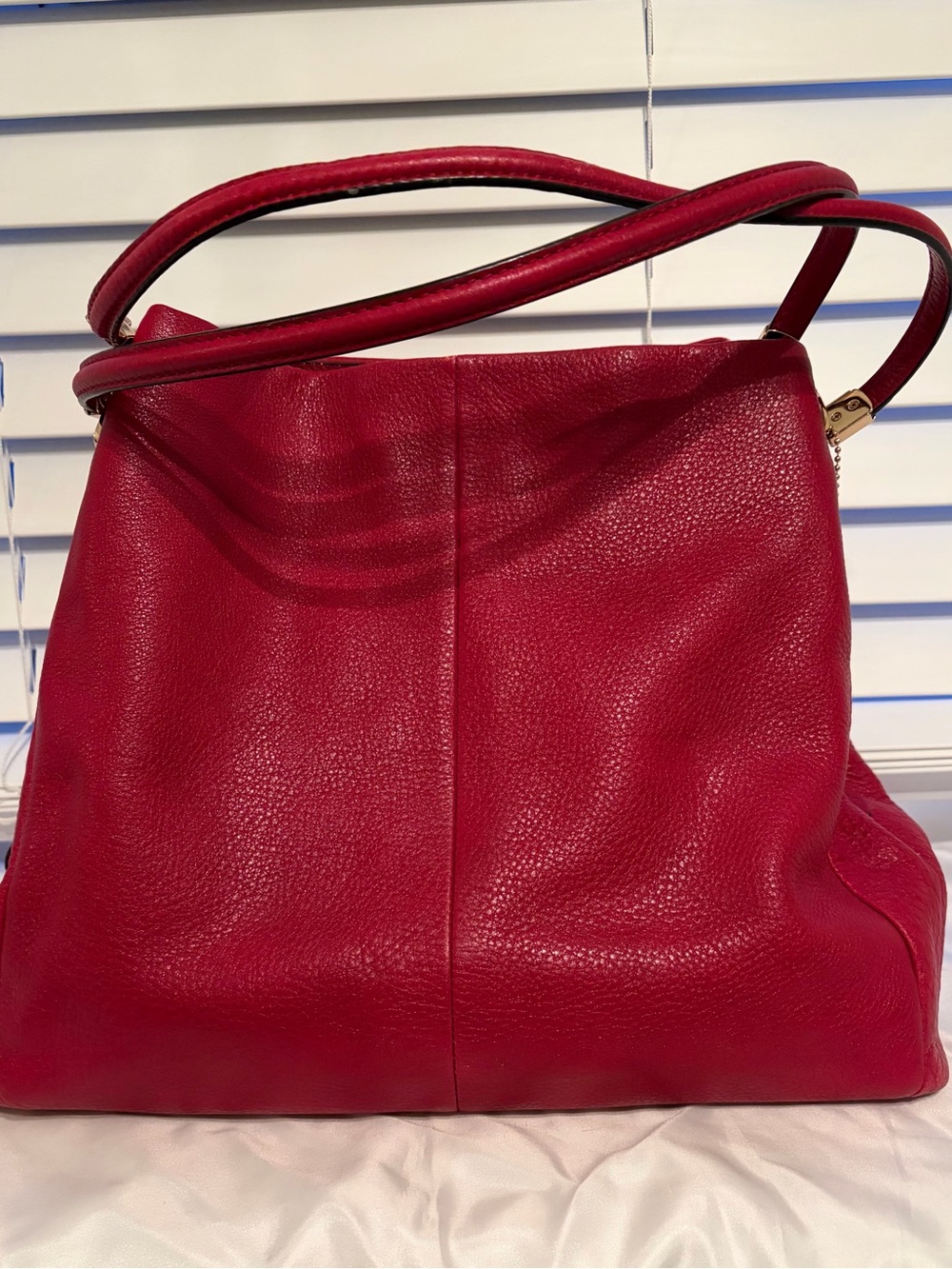 Coach - Red Leather Shoulder Bag